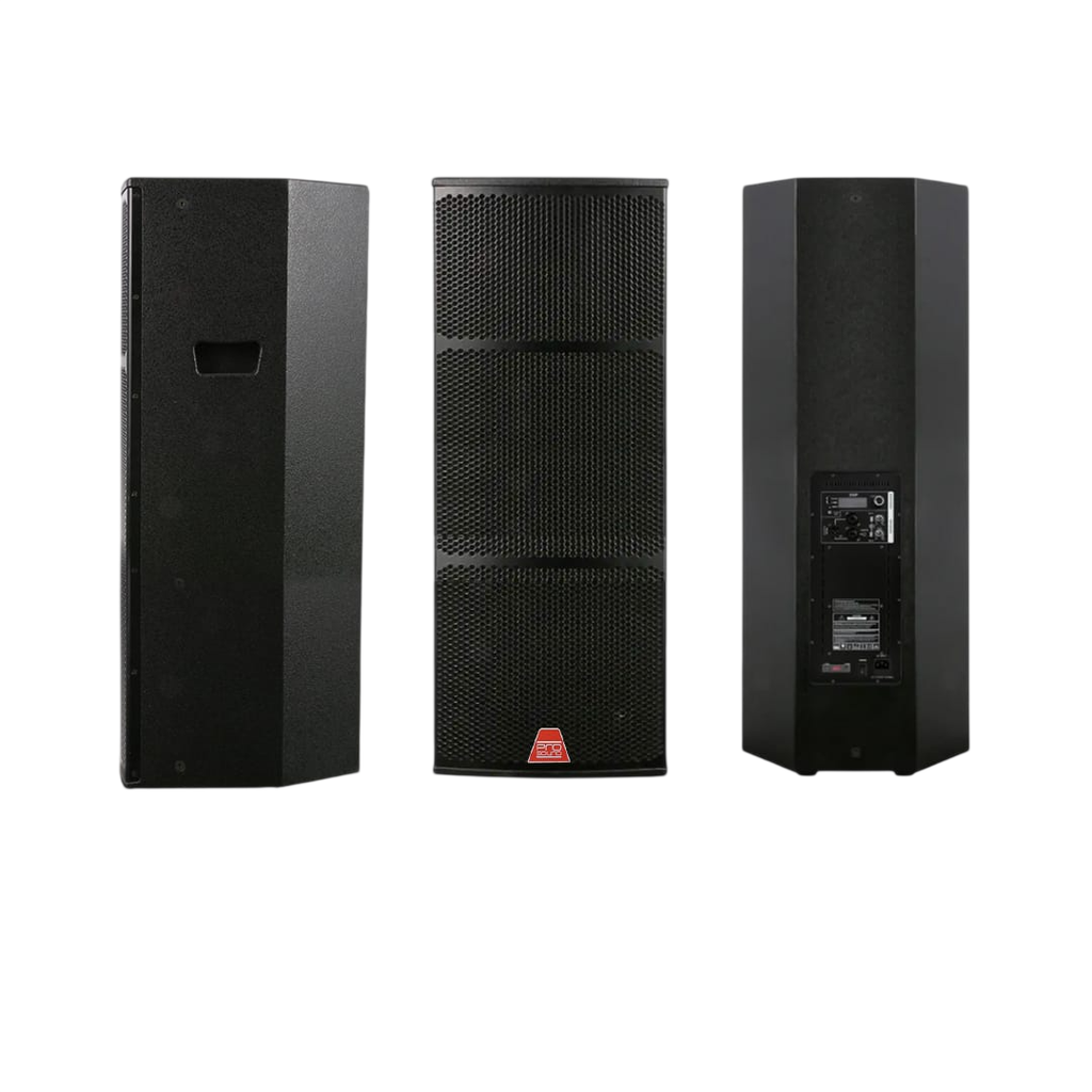 ALTAVOZ ACTIVO PROSOUND, 2X15, 1200 WATTS MAX, MADERA COLOR NEGRO, 2 IN XLR/LINE, AUX IN,  DSP, USB/MP3/BT/ LINK TWS