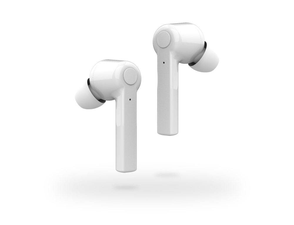 AUDIFONOS INALÁMBRICOS BYTECH, BLUETHOOT TRUE WIRELES STEREO, 5.0, COLOR BLANCO