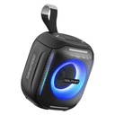 BOCINA BLUETOOTH DOLPHIN, PORTÁTIL, RESISTENTE AL AGUA, CON LUCES LED