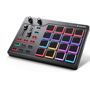CONTROLADOR MIDI DONNER, STARRYPAD, 16 PADS, 2 FADERS, 2 PERILLAS, COMPATIBLE CON ANDROID, IOS, WINDOWS Y MAC