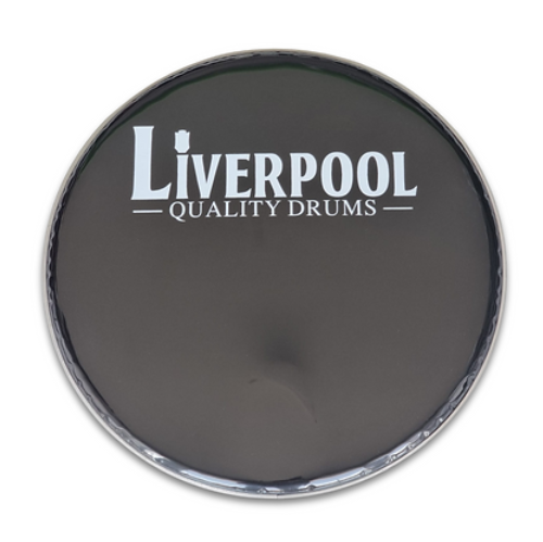 PARCHE P/BOMBO LIVERPOOL, 20", COLOR NEGRO