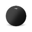 PARCHE EVANS, SERIE ONYX, PARA TOM, 2 CAPAS, NEGRO COATED, ARENADO,