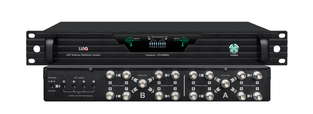 SISTEMA LUNA, MODELO LU-16ADF,  DISTRIBUIDOR DE ANTENAS, 16 CANALES,
