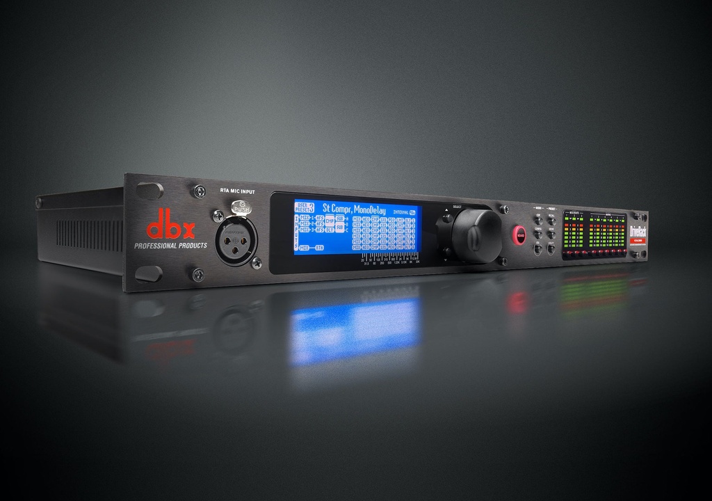 SISTEMA COMPLETO DE PROCESAMIENTO DIGITAL DE ALTAVOCES DBX, 3 ENTRADAS, 6 SALIDAS