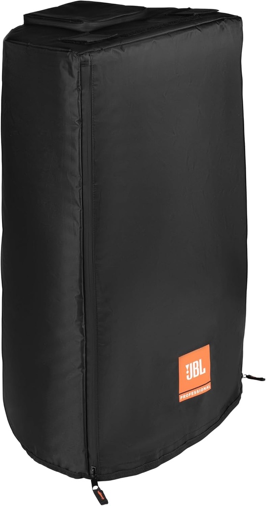 FUNDA PARA BOCINA JBL, IMPERMEABLE, PARA EON715, ENGUATADO, COLOR NEGRO