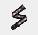 CINCHO D'ADDARIO, PARA GUITARRA O BAJO, ALGODON, DISEÑO ROJO NEGRO