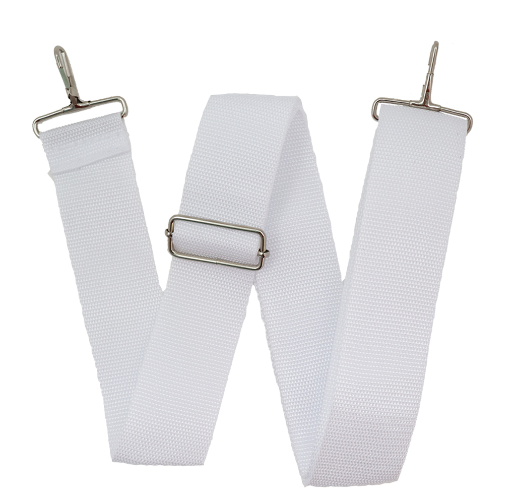 CINCHO PARA REDOBLANTE DVD, AJUSTABLE, COLOR BLANCO