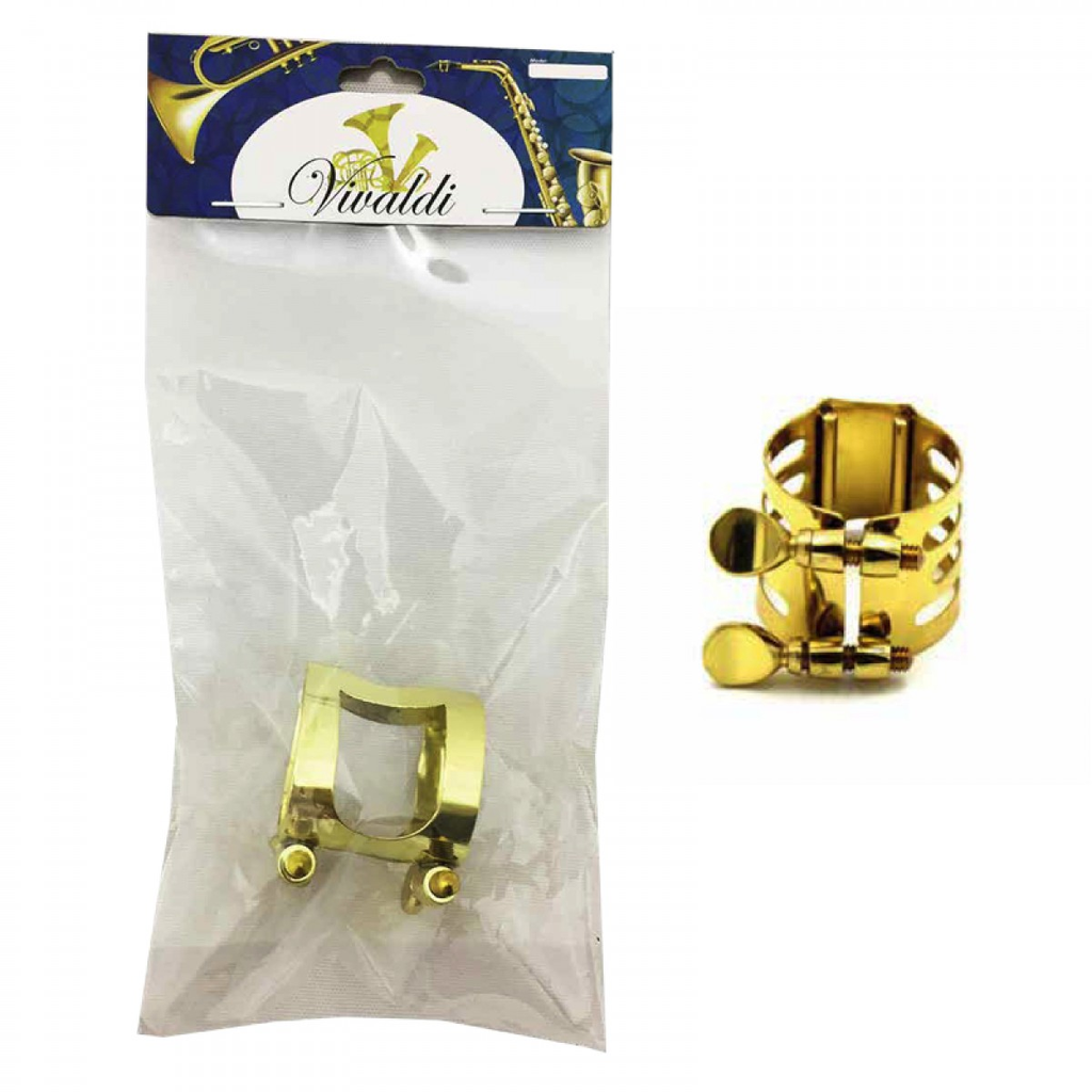 ABRAZADERA VIVALDI, PARA SAXOFON ALTO, DORADO