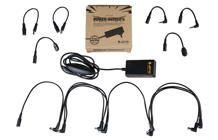 ADAPTADOR DE CORRIENTE MULTIPLE JOYO, PARA PEDALES ANALOGICOS, 9V