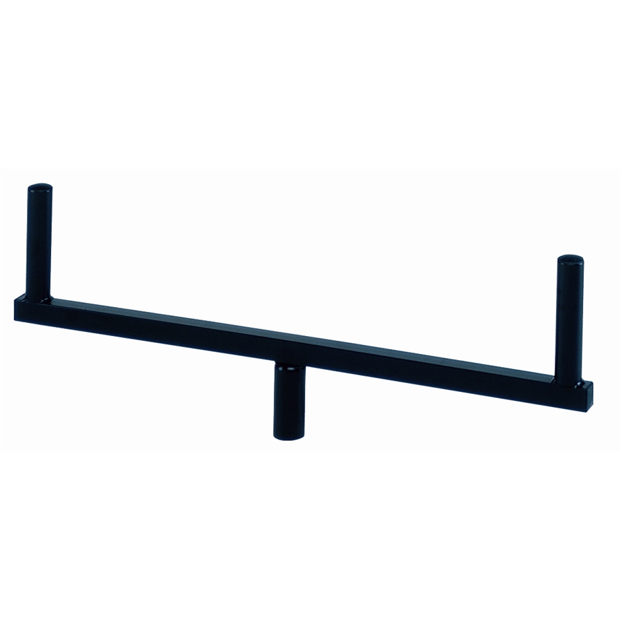 ADAPTADOR DE PEDESTAL, PARA ALTAVOZ, CAPACIDAD DE 150 LB, METALICO, COLOR NEGRO