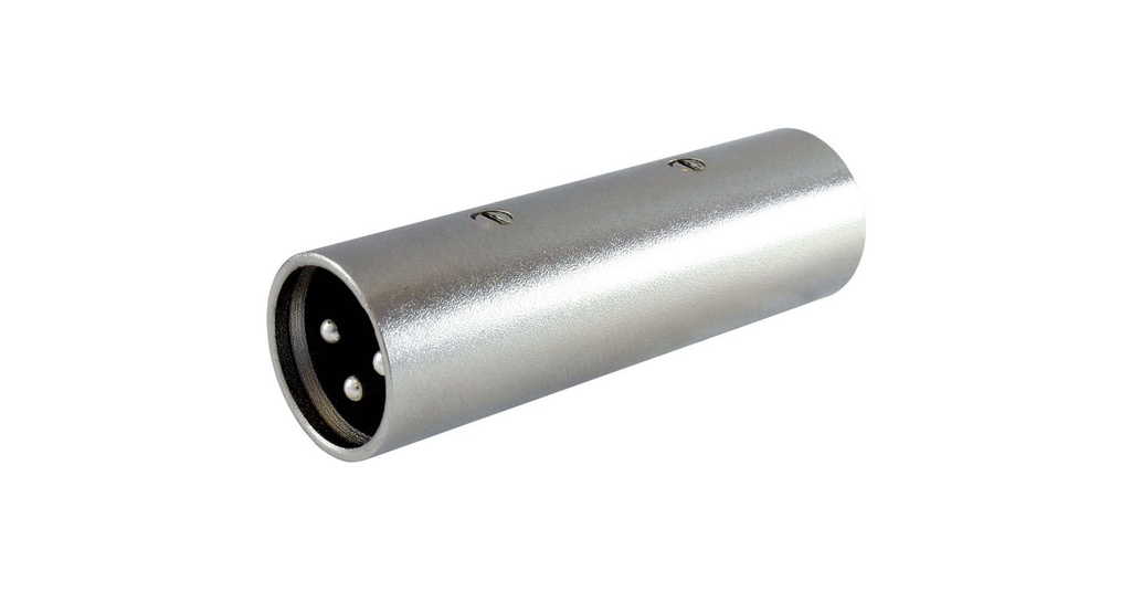 ADAPTADOR NIPPON AMERICA, MACHO XLR A XLR (UNION)