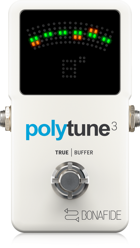 AFINADOR POLIFONICO TC ELECTRONIC, SERIE 3,  TIPO PEDAL, BLANCO