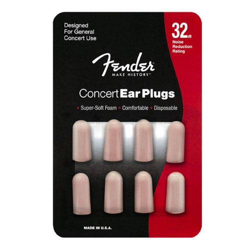 AISLADORES, TAPONES FENDER, PARA OIDOS,CON REDUCCION DE RUIDO 32 dB, SERIE CONCERT