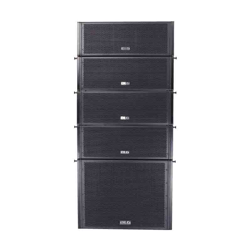 ALTAVOZ ACTIVO BLG, TIPO LINE ARRAY 8 BOCINAS DE 2x8" Y  2 SUBWOOFER 1X18