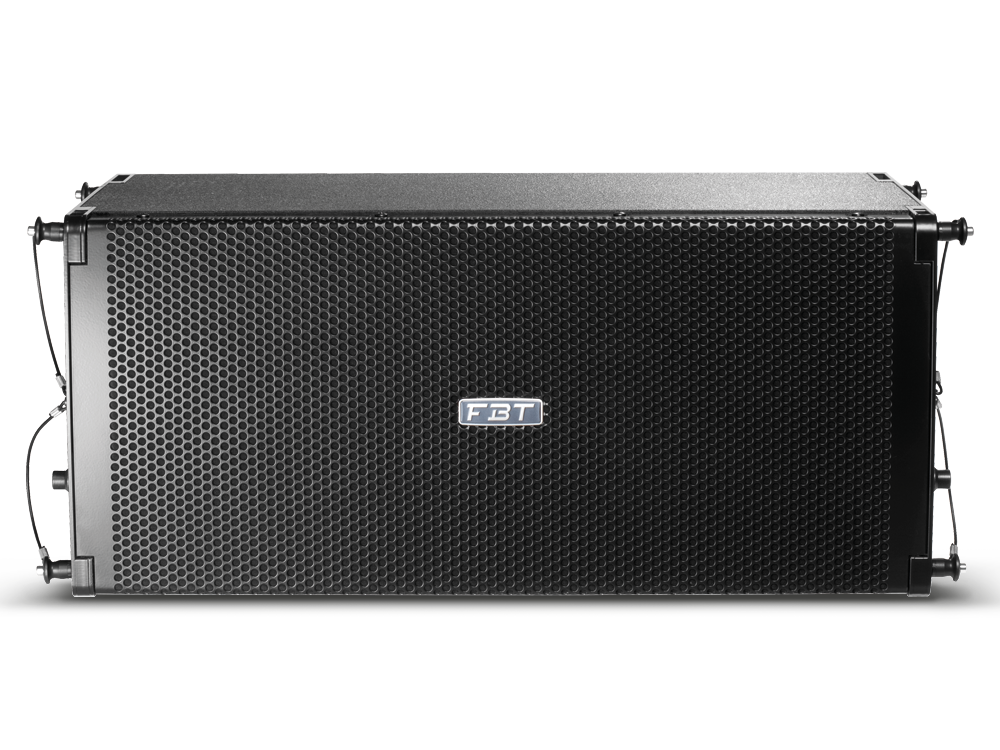 ALTAVOZ ACTIVO FBT, SISTEMA AEREO, SERIE MUSE, MADE IN ITALY, 2x10", 600+300 WATTS, 135 dB SPL, 55 Hz a 20 KHz , DSP INTEGRADO