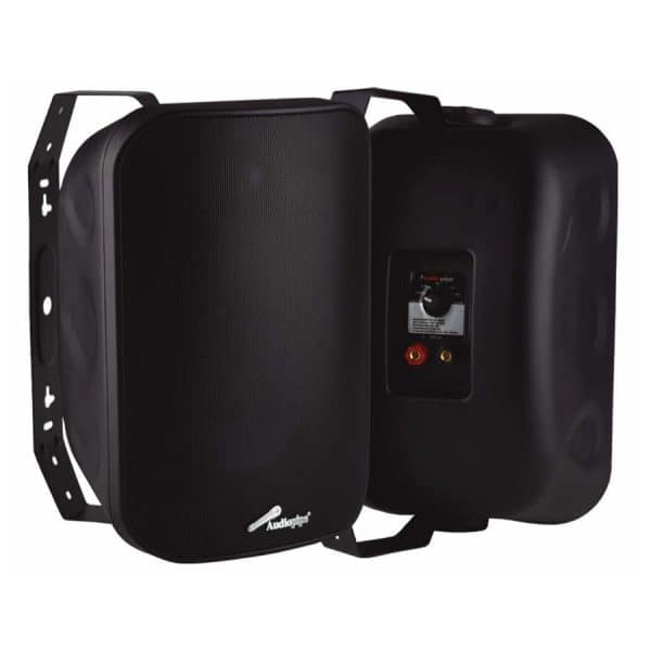 ALTAVOZ PASIVO AMBIENTAL AUDIOPIPE, 6.5, 100W, 8OHMS, NEGRO, CON TRANSFORMADOR 70V