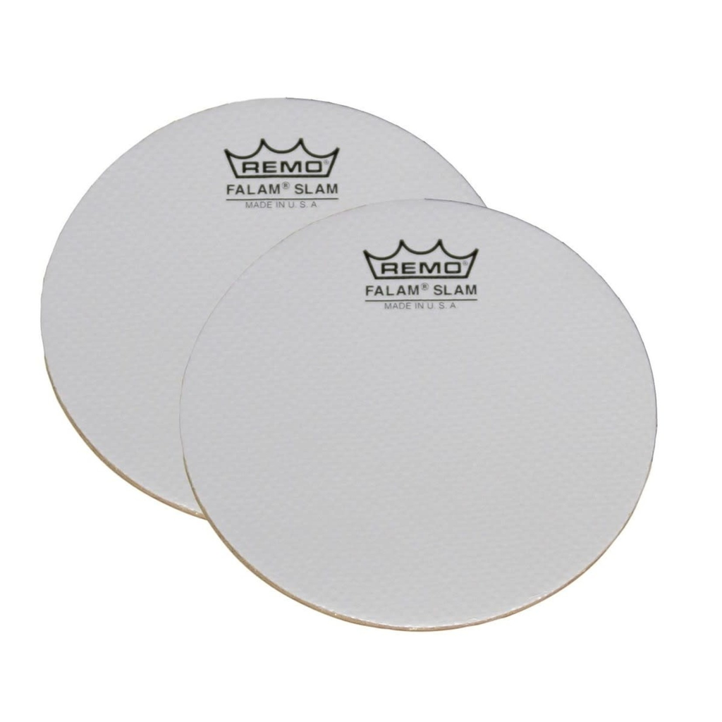 AMORTIGUADOR DE PARCHE REMO, PARA BATERIA, ADHESIVO, BLANCO