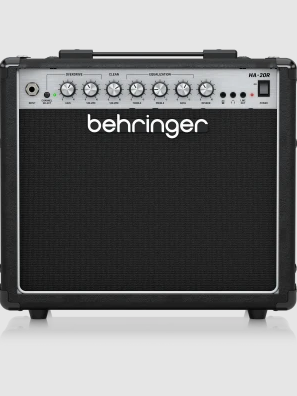 AMPLIFICADOR BEHRINGER, PARA GUITARRA, MODELADO DE VALVULAS VTC, 20 WATTS, 2 CANALES, ALTAVOZ ORIGINAL DE BUGERA 8"