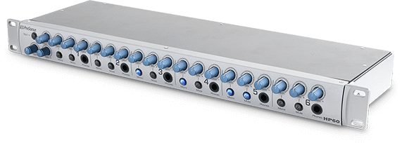 AMPLIFICADOR DE AUDIFONOS PRESONUS, 6 SALIDAS, CHASIS ACERO, TIPO RACK