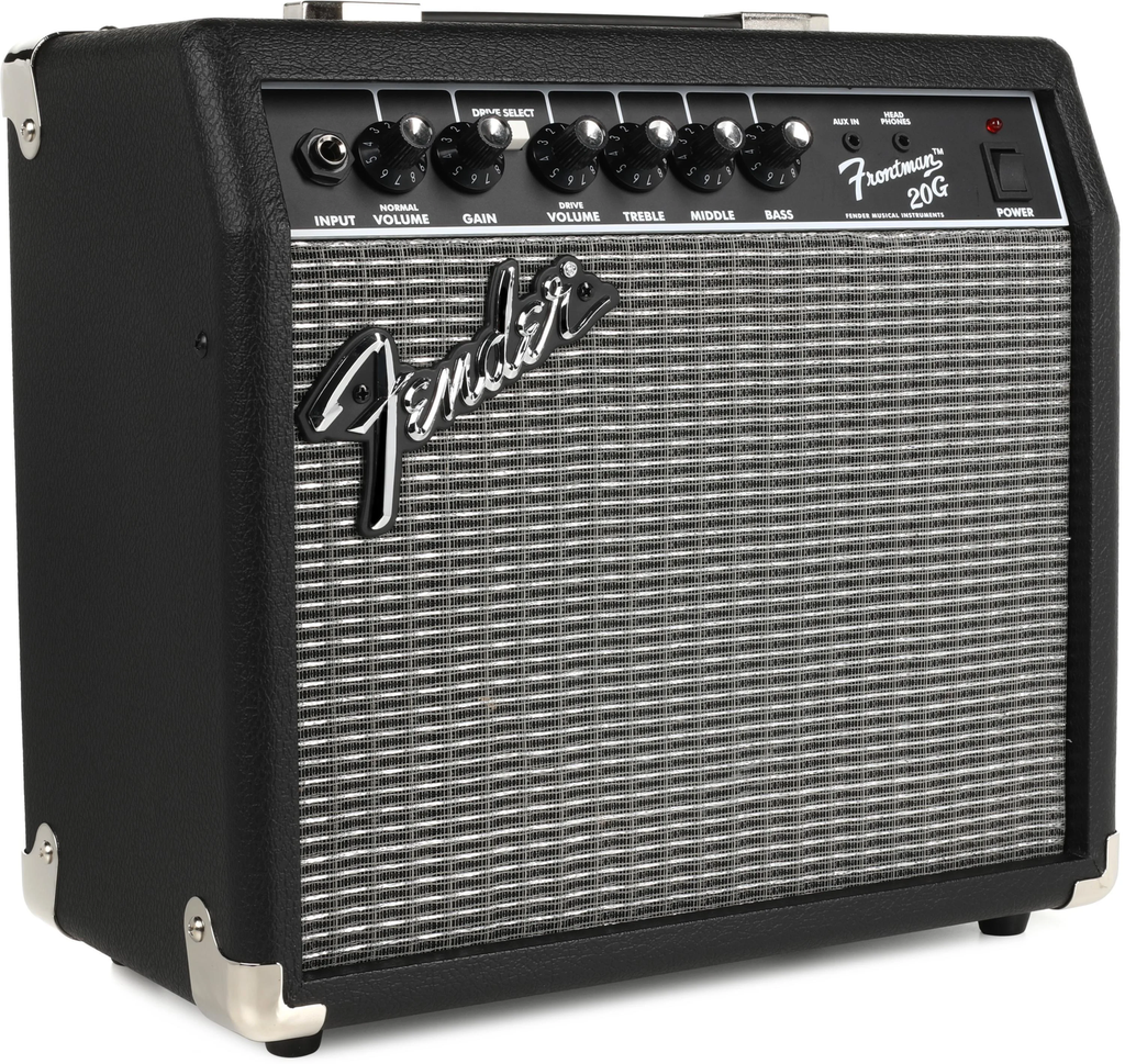 AMPLIFICADOR FENDER, PARA GUITARRA ELECTRICA, 20 WATTS,  1X8", OVERDRIVE SWITCH, SERIE FRONTMAN G