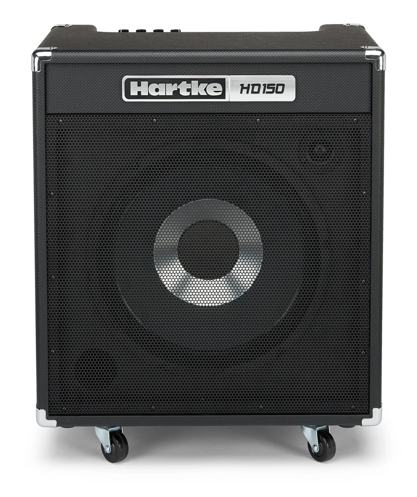 AMPLIFICADOR HARTKE, PARA BAJO, DE 15", 150 WATTS RMS, NEGRO