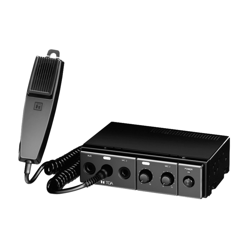 AMPLIFICADOR TOA, PARA UNIDAD MOVIL DE 120 WATTS MAX, AUX, MIC