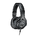 AUDIFONOS PROFESIONALES AUDIO TECHNICA, PARA MONITORIZACION Y MEZCLA, CASCOS GIRATORIOS, COLOR NEGRO