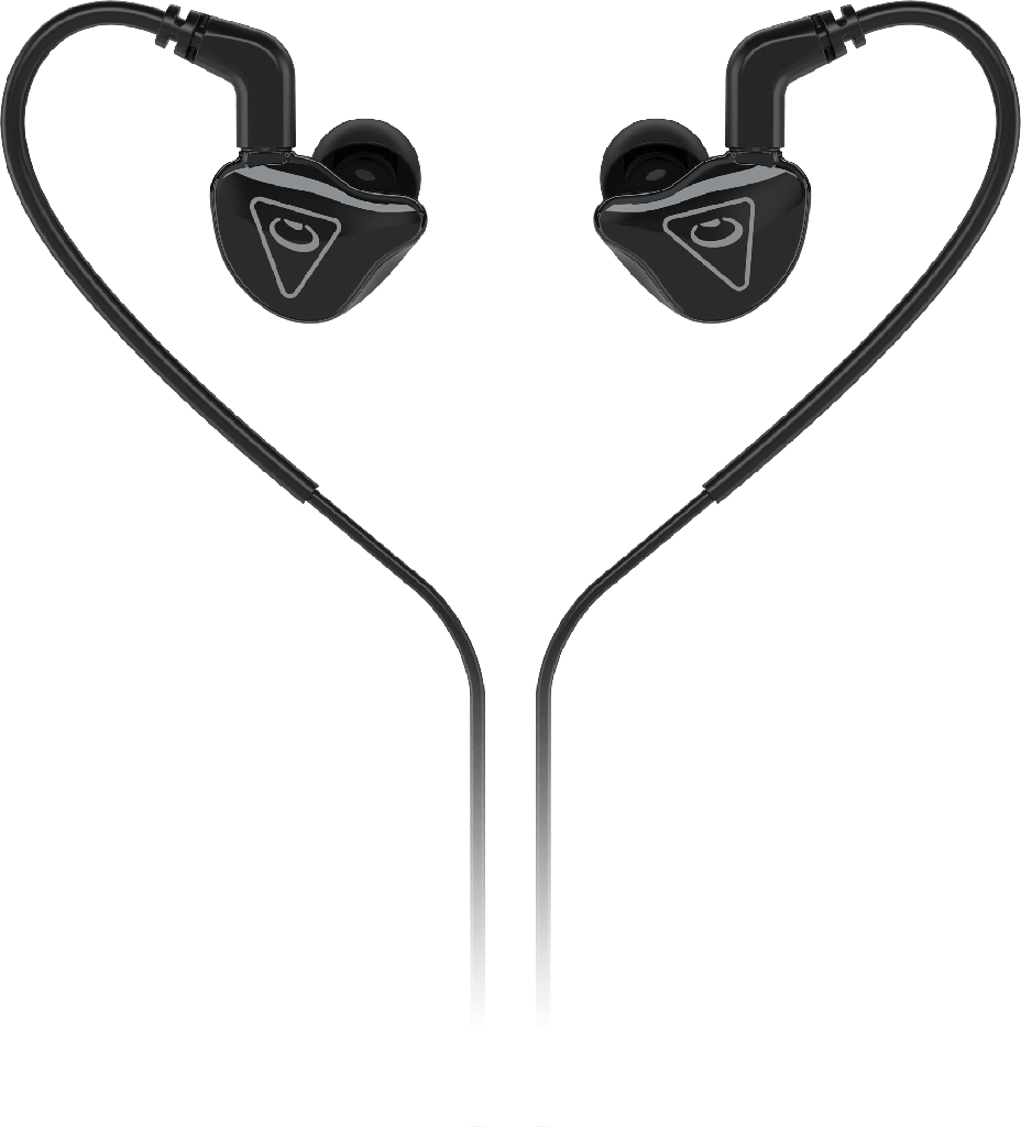 AUDIFONOS PROFESIONALES BEHRINGER, PARA MONITOREO PERSONAL, COLOR NEGRO