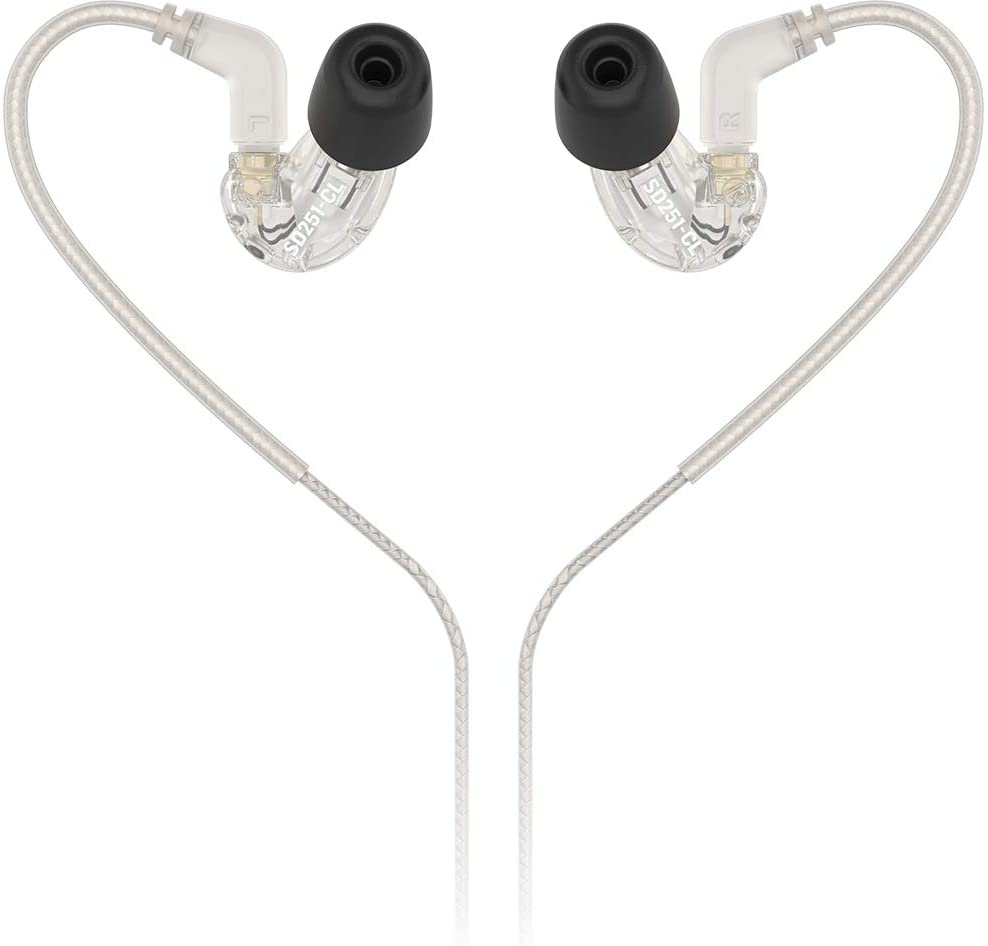 AUDIFONOS PROFESIONALES BEHRINGER, PARA MONITOREO PERSONAL, TRANSPARENTE