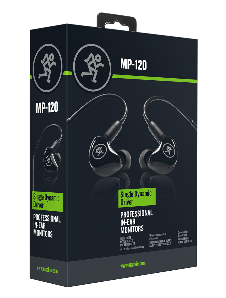AUDIFONOS PROFESIONALES MACKIE, PARA MONITOREO PERSONAL, COLOR NEGRO