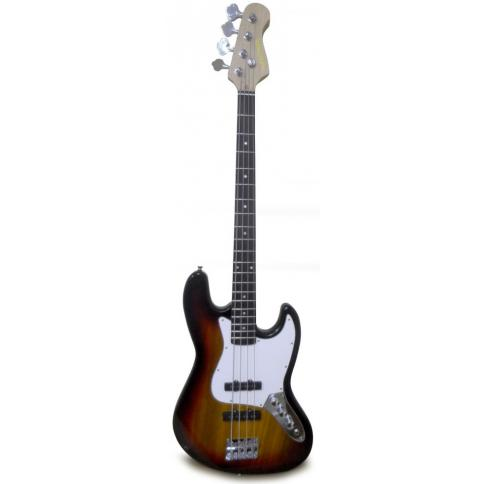 BAJO ELECTRICO HENDRIX, 4 CUERDAS, PASIVO, SUNBURST, CON FUNDA
