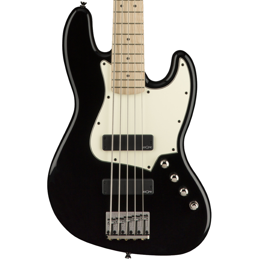 BAJO ELECTRICO SQUIER BY FENDER, SERIE CONTEMPORARY ACTIVE JAZZ BASS HH, 4 CUERDAS, ACTIVO, COLOR NEGRO MATE