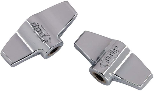 [PDAXWNM602] 2 PACK DE TUERCAS PDP, PARA PEDESTAL DE PLATILLOS, TIPO MARIPOSA, 6MM, PLATEADO