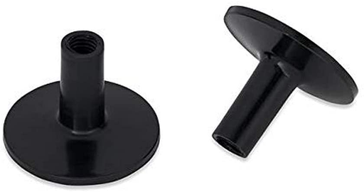 [PDAX208002] 2 PACK HACIENTO PARA PLATILLO PDP, PLASTICO COLOR NEGRO, 8MM