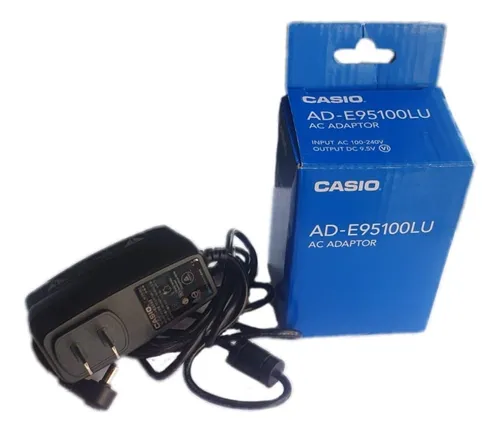 [AD-E95100LU-P5-OP1] ADAPTADOR CA CASIO, PARA TECLADO, 9.5 V