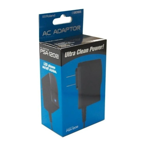[PSA-120S2] ADAPTADOR DE CORRIENTE AC ROLAND, PARA PEDALES BOSS, 9V 500m