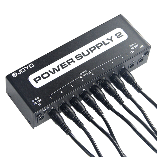 [JOY-JP-02] ADAPTADOR DE CORRIENTE AC/DC MULTIPLE JOYO, PARA PEDALES, 9V, 12V, 18V