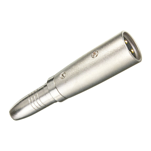 [AD-135XT] ADAPTADOR TMC, DE PLUG 1/4 MONO HEMBRA A XLR MACHO