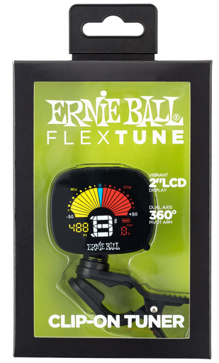 [P04112] AFINADOR CROMATICO ERNIE BALL, TIPO CLIP, NEGRO