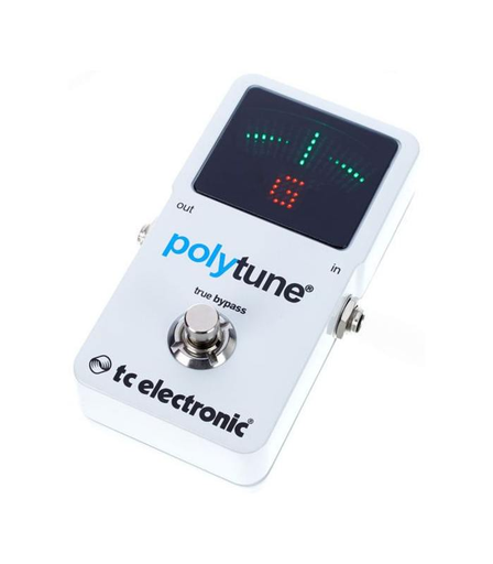 [POLYTUNE 2] AFINADOR POLIFONICO TC ELECTRONIC, TIPO PEDAL, BLANCO