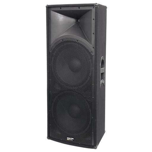 [SK-2154P] ALTAVOZ ACTIVO SKP, 2X15" 1400 WATS MAX, 38Hz - 18kHz, DRIVER TITANIO 1.7, CON BLUETOOTH