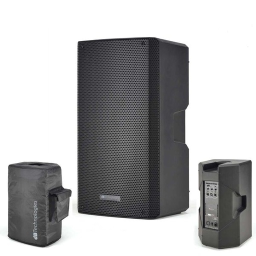 [KL15] ALTAVOZ AMPLIFICADO DE 15 DB TECHNOLOGY, 800 WATTS, CLASE D, 128dB SPL, CON BLUETOOTH, INCLUYE FUNDA