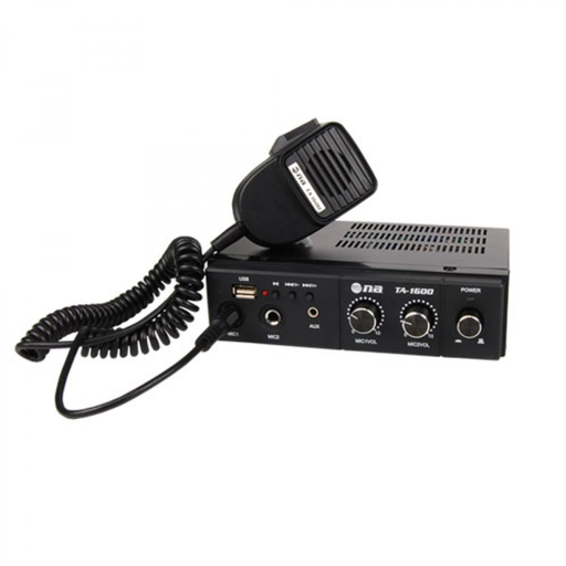[TA-1600] AMPLIFICADOR NIPPON AMERICA, AMPLIFICADOR PARA UNIDAD MOVIL DE 60W CON USB, MP3, MIC
