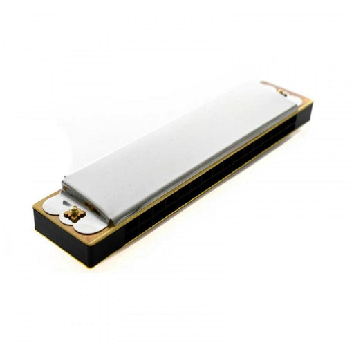 [AHM-24] ARMONICA NIPPON AMERICA, 24 AGUJEROS, COLOR CROMADO