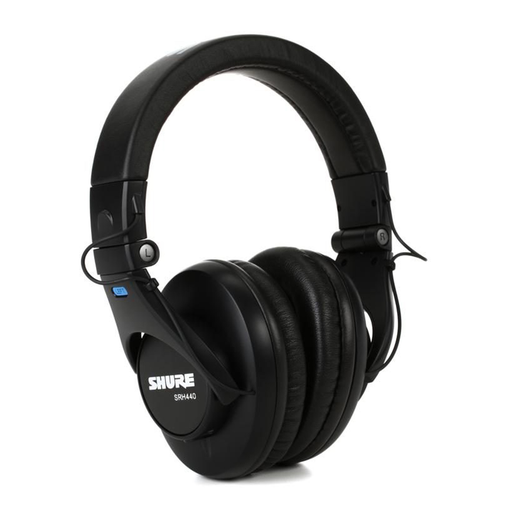 [SRH440] AUDIFONO STEREO SHURE, CERRADO PARA REFERENCIA EN STUDIO DE GRABACION