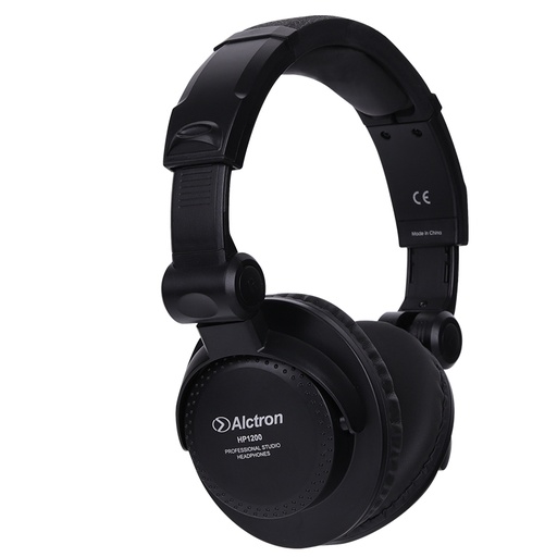 [HP1200] AUDIFONOS ALCTRON, PARA DJ PROFESIONAL, GRABACION, ALTA DEFINICION, GIRATORIOS ABS, NEGRO