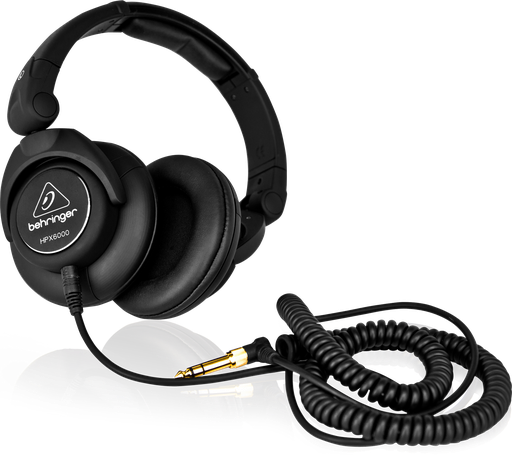 [HPX6000] AUDIFONOS BEHRINGER, PARA DJ PROFESIONAL, GRABACION, ALTA DEFINICION, GIRATORIOS,  NEGRO