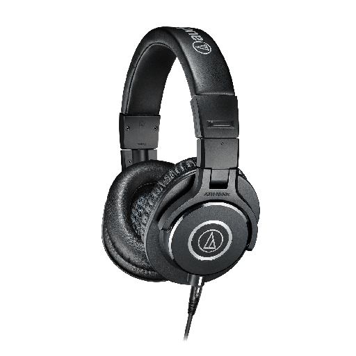[ATH M40X] AUDIFONOS PROFESIONALES AUDIO TECHNICA, PARA MONITORIZACION Y MEZCLA, CASCOS GIRATORIOS, COLOR NEGRO