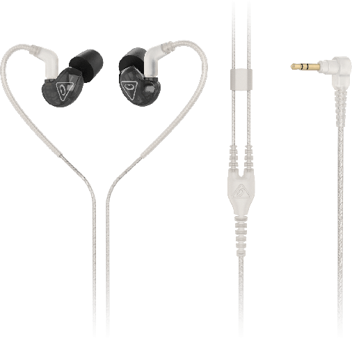 [SD251-CK] AUDIFONOS PROFESIONALES BEHRINGER, PARA MONITOREO PERSONAL, CABLE TRANSPARENTE Y PASTILLAS NEGRO