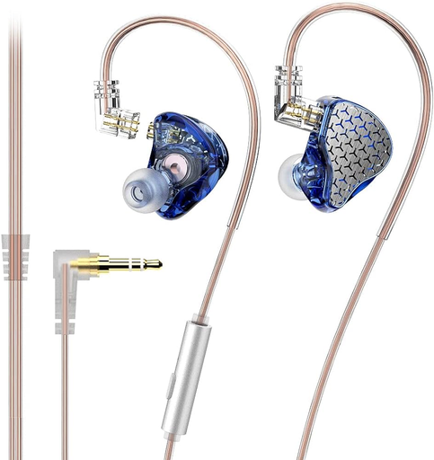 [LM1-L] AUDIFONOS PROFESIONALES LAFITEAR, PARA MONITOREO PERSONAL, IN-EAR, COLOR AZUL